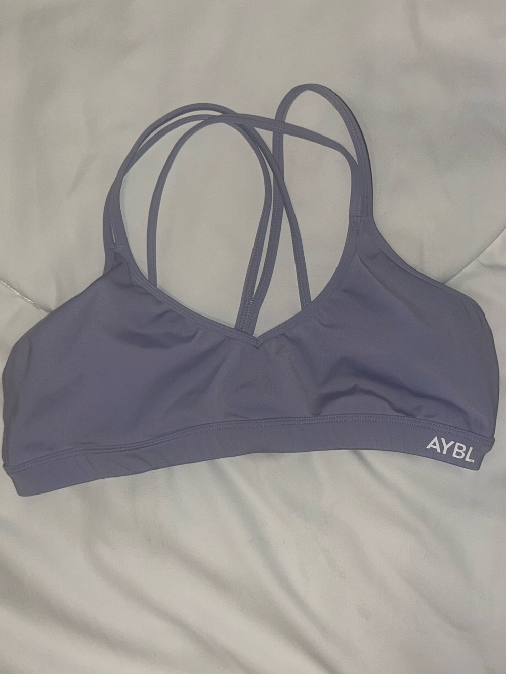 AYBL Purple Strappy Sports Bra